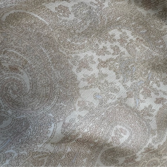 Lauren Ralph Lauren Silk Paisley Ruffled Maxi Skirt M - Picture 8 of 11